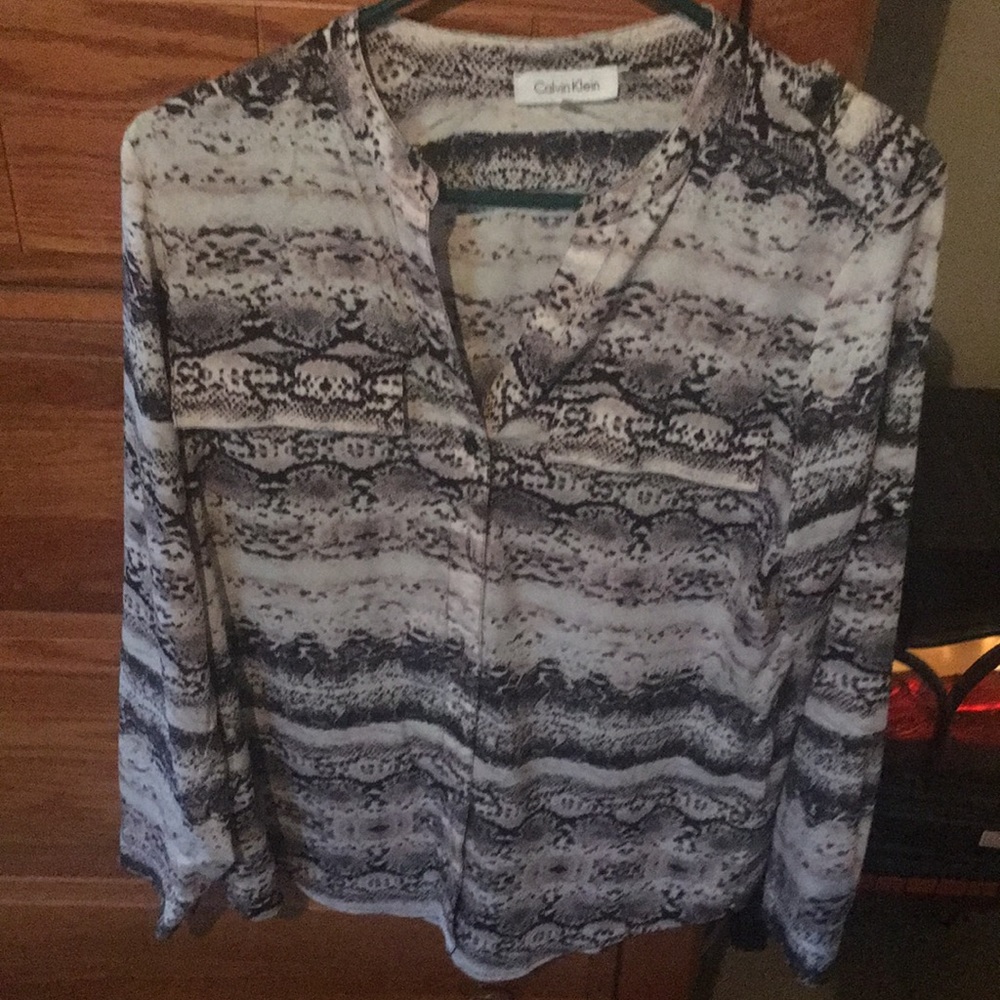 Animal Print Blouse